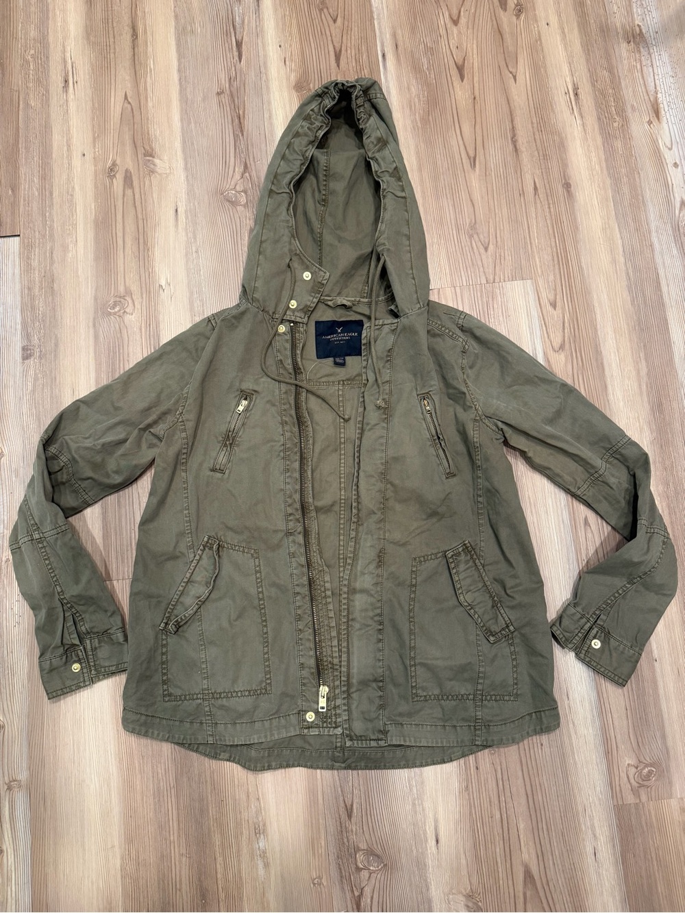 NWOT American Eagle Green Utility Jacket-Size XS